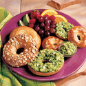 Avocado-Cilantro Bagel Spread