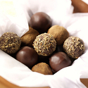 Bittersweet Chocolate Truffles with Wisconsin Parmesan