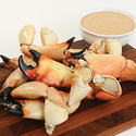 Florida Stone Crab Claws with Key Lime Mustard Dipping Sauce